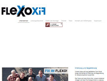 Tablet Screenshot of flexofix.ch